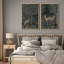 «Animals In Woodland Forest Nursery Decor Tapisserie», reproduction d'art sur toile encadrée, 2 pièces-98249572-98249570