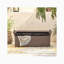 Banc de rangement en fer Auline