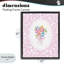 Cadre flottant rose avec bouquet féminin, design par Corinne Haig-1277265888-1277265900