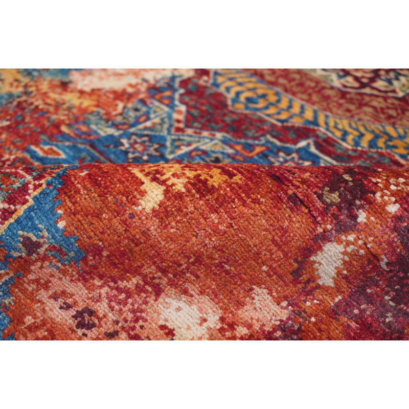 One-of-a-Kind 3'10" X 4'11" Hand Knotted Area Rug