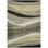 10' X 14' Taupe Gray And Black Abstract Washable Indoor Outdoor Area Rug