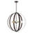 Maubray 5 - Light Steel Dimmable Globe Chandelier-503055164