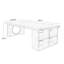 Bureau rectangulaire en bois massif brun clair-1179933555