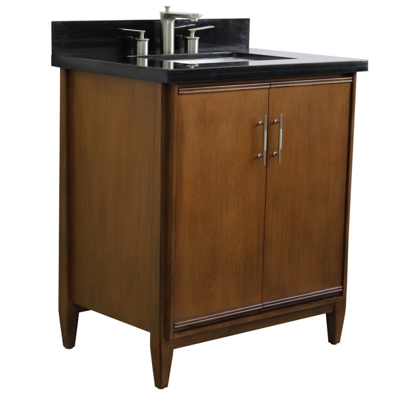 Ensemble de meuble-lavabo simple 31 po, Noir galaxie