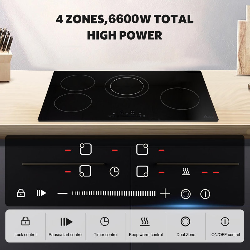 Surface de cuisson en céramique 30 po Awoco