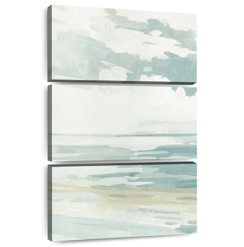 Alvord doux pastel paysage marin I, H 32 po x l 20 po