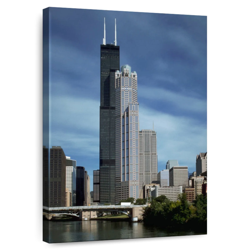Aime Sears Tower Now Willis Tower, 24" H x 16" W