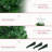 2.5Ft Tall Pre-Lit Douglas Fir Tabletop Artificial Christmas Tree With Realistic Branches, Fibre Optic LED Lights And 85 Tips, Green