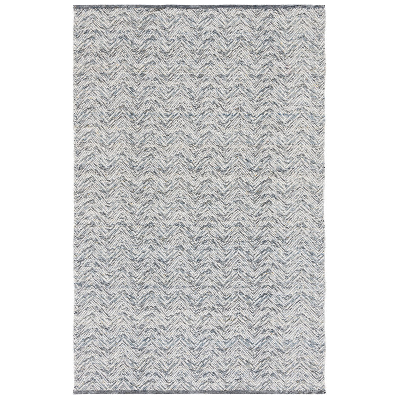 Tapis en laine tissé à la main Cochran Kilim, Rectangle 8 pi x 10 pi