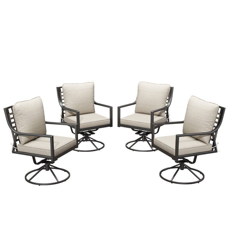 Swivel Outdoor Patio Dining Armchair