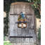 Décoration murale suspendue porte en bois figurine halloween réveillon chat