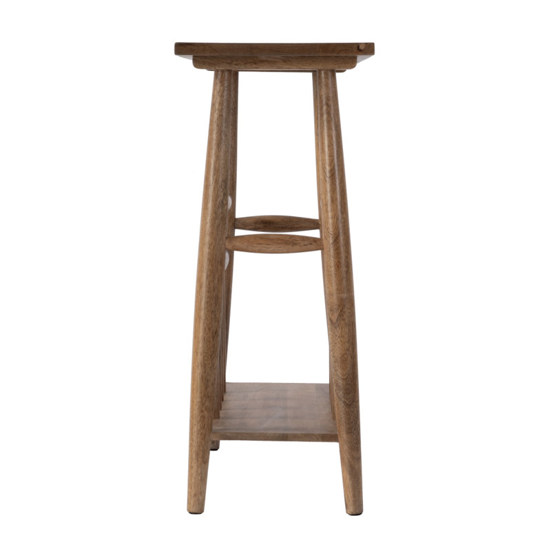 Bowen Solid Wood Magazine Table, Natural