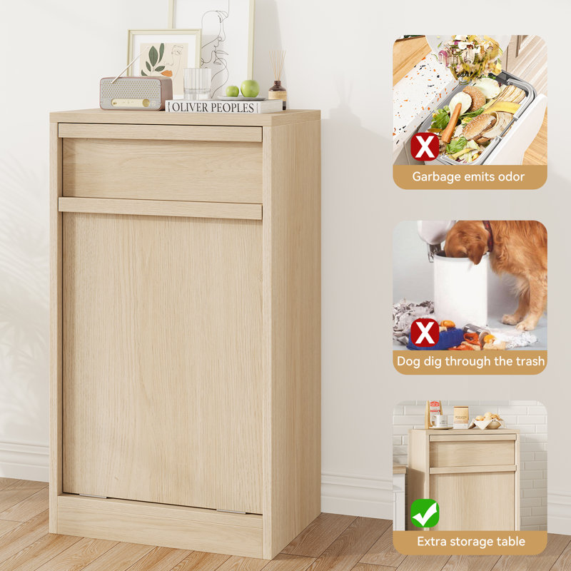 Armoire à ordures inclinable Enjyam Pet-Proof, 1