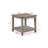 3-Piece Cocktail Set Wooden Table Top Rectangular Coffee Table and Two Matching Square End Tables-251503421