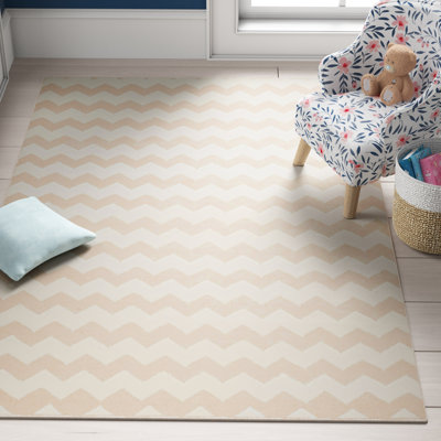 Agawam Chevron Wool Hand Woven Area Rug