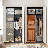 72" Metal Storage Cabinet, Storage Wardrobe Organizer with Hanging Rod, Locking Door and Adjustable Shelves-118958094