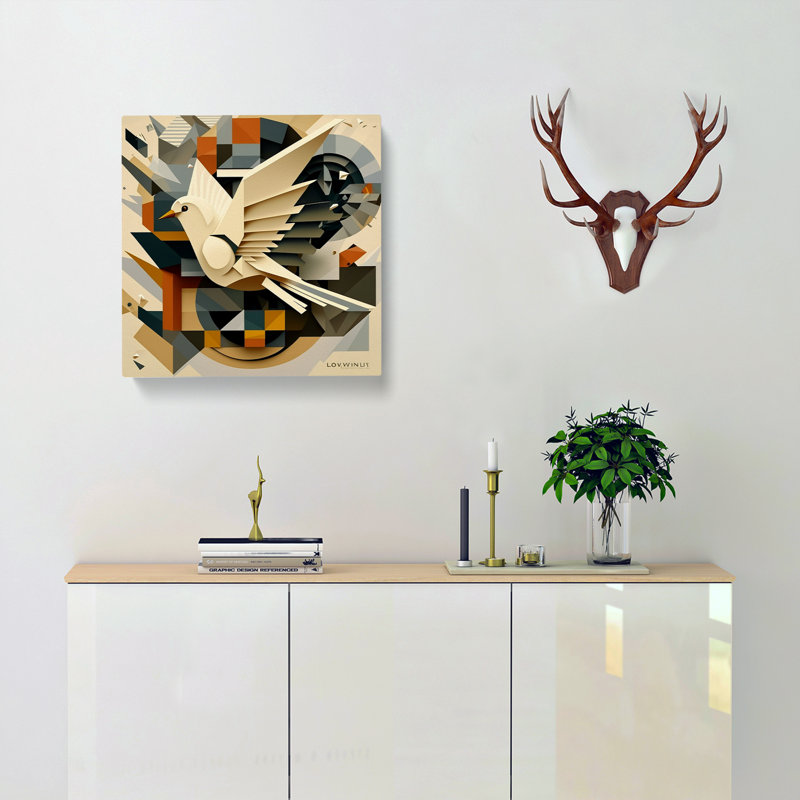 Dove Constructivism - Wrapped Canvas