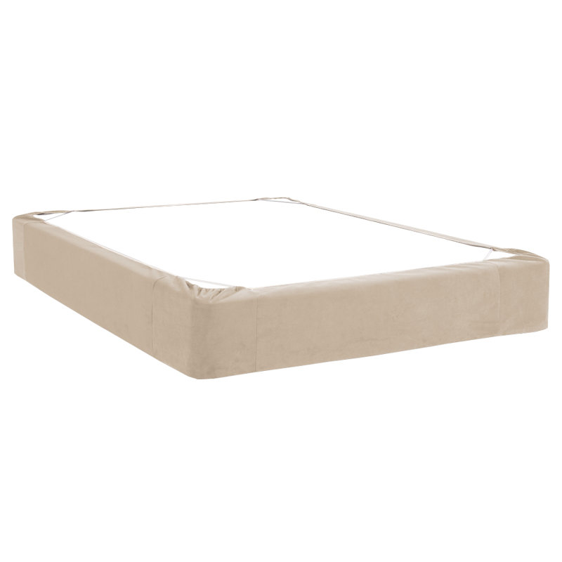 Sterling Wrap Around Box Spring Cover, King, Sand