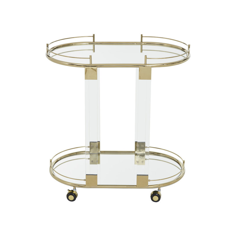 Emile Bar Cart, Gold