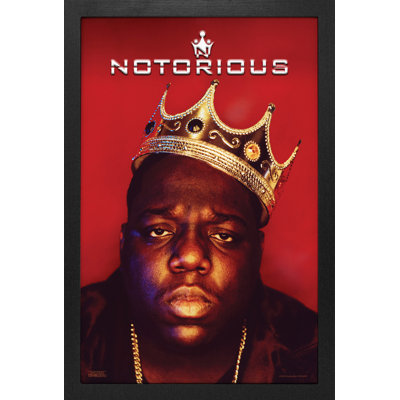 Notorious BIG - The King of Hip-Hop 11 x 17, impression encadrée