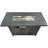 Outdoor Fire Pit Table In Steel, Gray, 50000 , 25''H X 42''W, Propane & Natural Gas, Rust And Heat , Lid Included, Cover Gray Output, Heatproof, Included