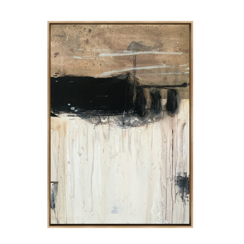Formelle Single Picture Frame Painting on Wood, 150 cm H x 120 cm W, Oak