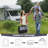Reversible Outdoor Area Rug 8' x 10' with Waterproof Durable Surface, Foldable Portable Design with Carry Bag for Patio, RV, Camping or Beach Use-2086945661-2086945663
