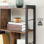 Allon 154.5cm H x 74cm W Metal Etagere Bookcase-1746269170