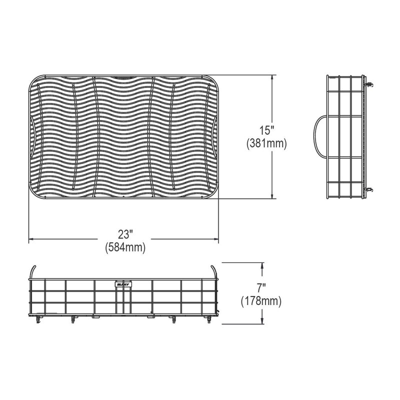 15x23x7 Rinse Basket