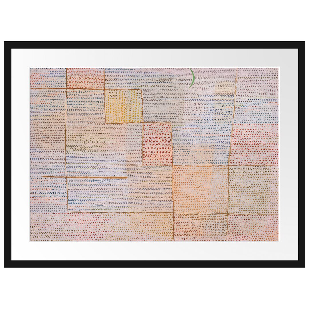 Paul Klee - Clarification - Im Bilderrahmen Mit Galerie-Passepartout