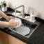 Tapis de robinet en pierre Diatomite pour évier de cuisine, tapis de séchage rapide absorbant l'eau et pare-éclaboussures, idéal pour bar de salle de bain-126041857