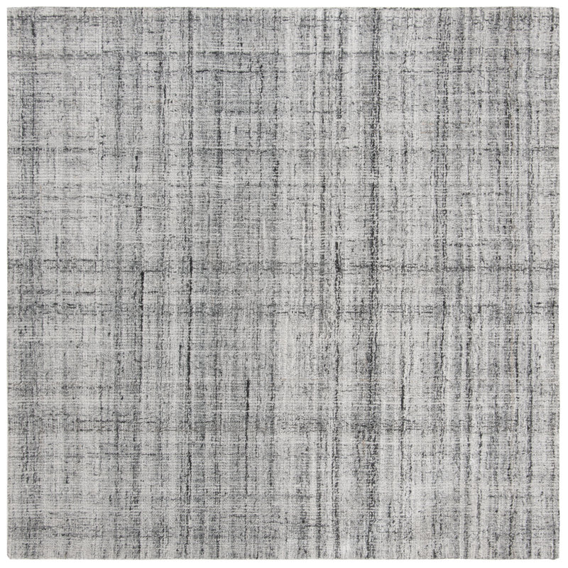Gudinas Hand Tufted Performance Abstract Rug, Square 6'