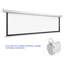 Écran de projection mural / mural blanc 44,875 po x 80 po White