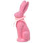 Terracotta Flocked Bunny 9.25"-1283079905