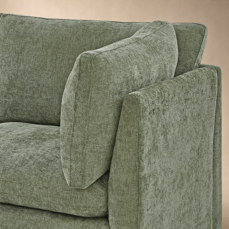 Canapé modulaire rembourré 4 pièces Parkton, Green