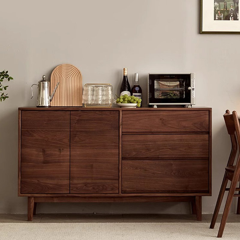 Black walnut solid wood quality simple locker