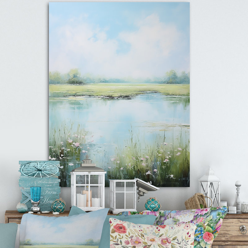 «Meadow Tranquil Waters I», reproduction d'art sur toile Meadow, Toile tendue, H 20 po x l 12 po
