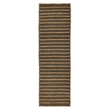 Alysa Jute / Sisal Striped Area Rug in Black