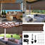 Rideau extérieur en tissu 72 pouces x 96 pouces Lumi Home Furnishings-570179145-570179148