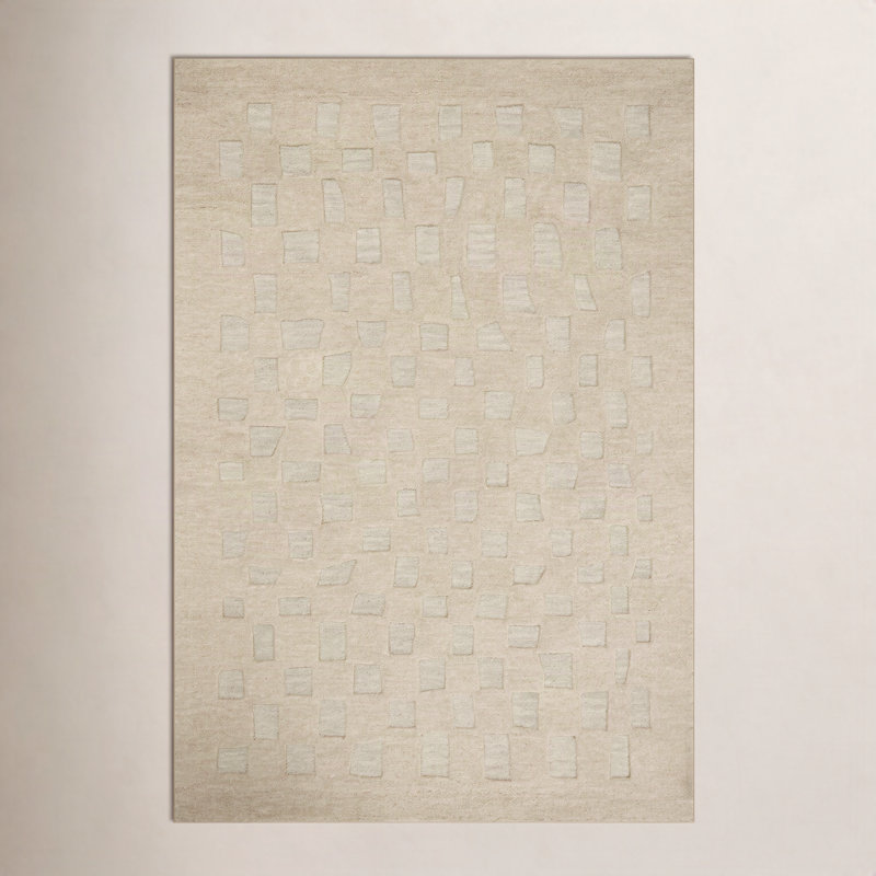 Leanne Ford x Loloi Craven Oatmeal / Dove Area Rug, Rectangle 7'9" x 9'9"