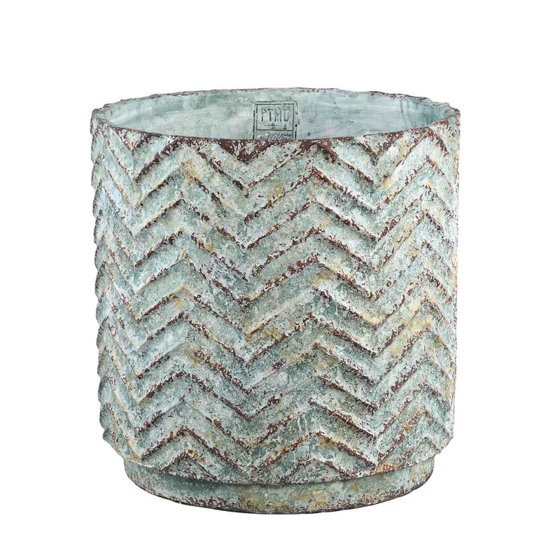 Johnathan Ceramic Pot Planter, 40cm H x 40cm W x 40cm D