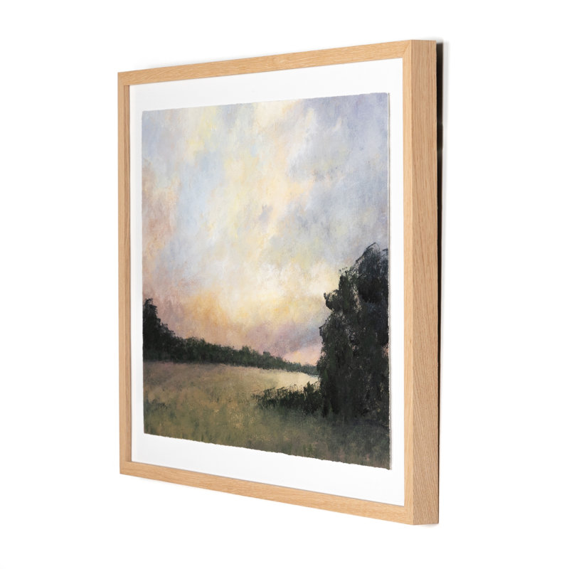 Golden Day's End Painting by Aileen Fitzgerald, 30" H x 40" W
