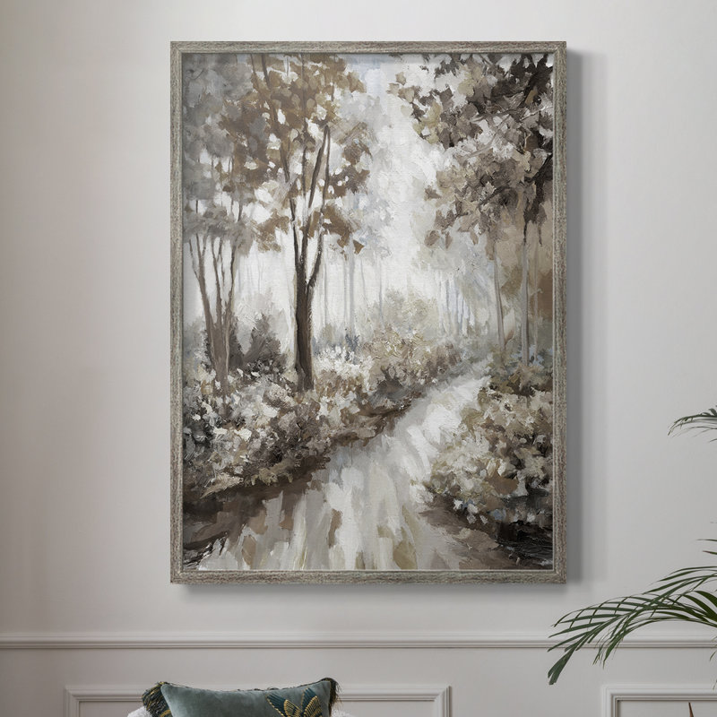Into the Woods, reproduction encadrée - bois massif 48028, H 15 po x l 12 po