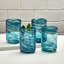 Color Swirl 15 oz. Double Old Fashion Glasses-1772324273