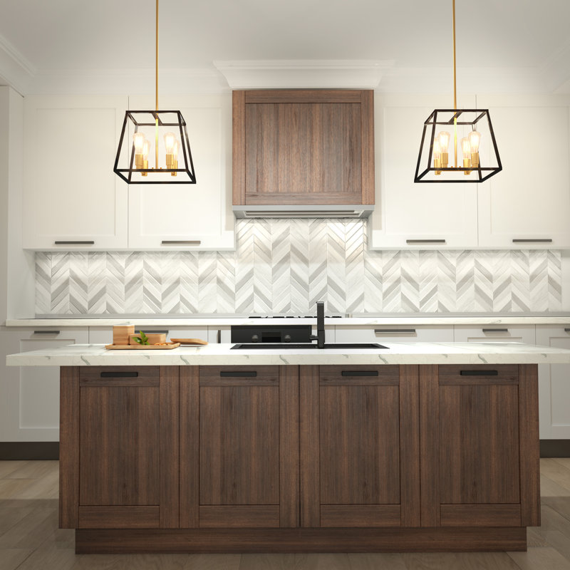 Thela 4 - Light Dimmable Geometric Chandelier, Gold