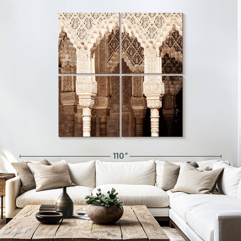 Nicci, les arches arabes, H 74 po x l 74 po