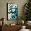 Study in Pink Botanical 1 Piece Wrapped Canvas Wall Art-136754190-136754191