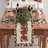 Christmas Poinsettias Leaves Bells Snowflakes Winter Xmas Table Runner Table Decoration For Home Kitchen Dining Holiday Decor-74012924