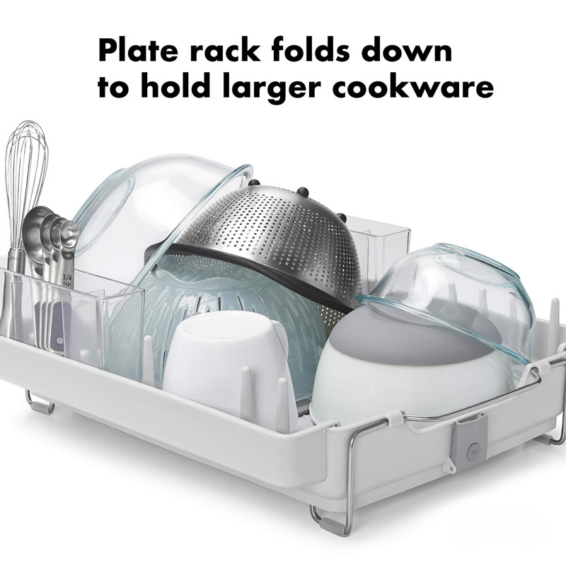 OXO Stainless Steel Countertop Dish Rack