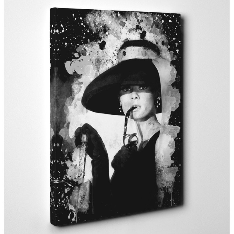Audrey Hepburn 8 - Wrapped Canvas, 76cm H x 50cm W